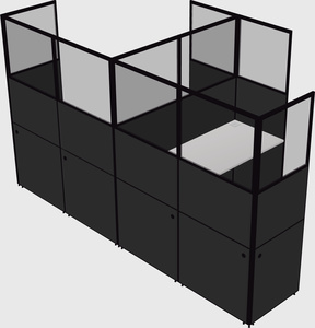 L-shaped panel system