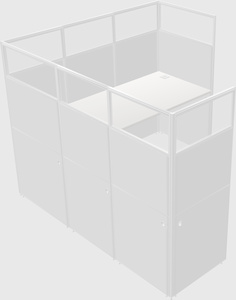 L-shaped panel system