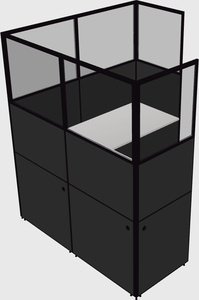 L-shaped panel system