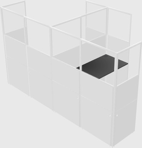 L-shaped panel system