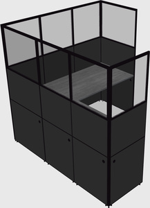 L-shaped panel system