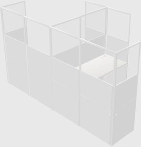 L-shaped panel system