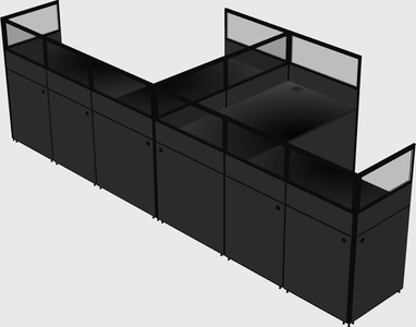 L-shaped panel system