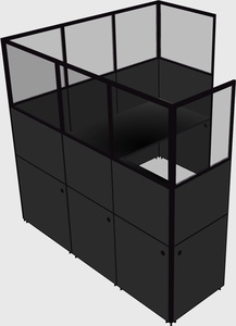 L-shaped panel system