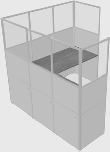L-shaped panel system
