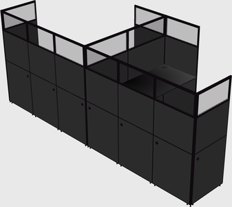 L-shaped panel system