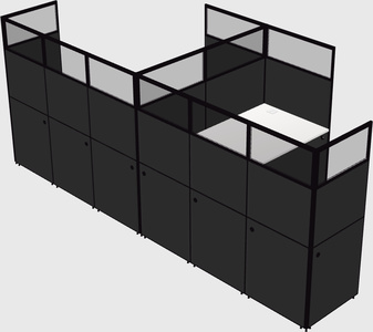L-shaped panel system