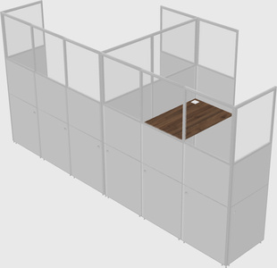 L-shaped panel system