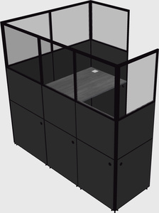 L-shaped panel system