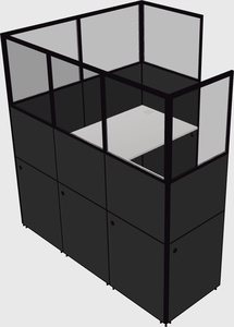 L-shaped panel system
