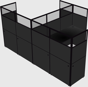 L-shaped panel system
