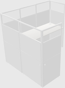 L-shaped panel system