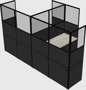 L-shaped panel system
