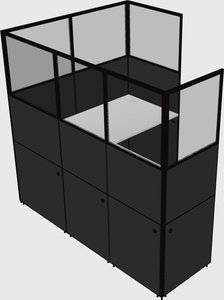L-shaped panel system