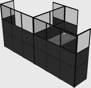 L-shaped panel system