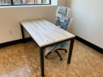Rectangular desk