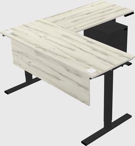 Sit-to-stand na l-shaped na mesa