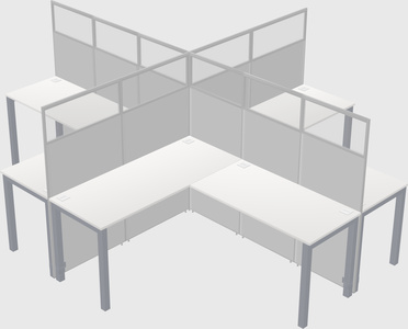 L-shaped panel system