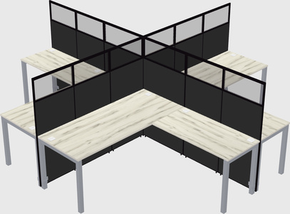 L-shaped panel system
