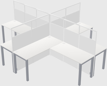 L-shaped panel system
