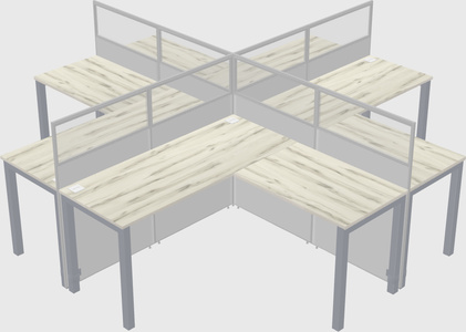 L-shaped panel system