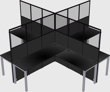 L-shaped panel system