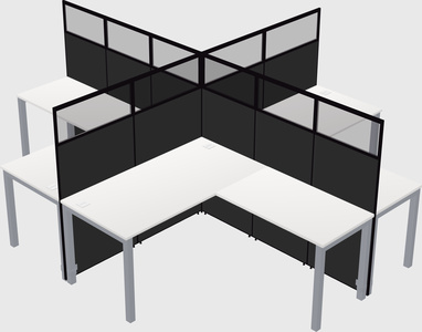 L-shaped panel system