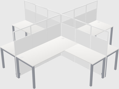 L-shaped panel system