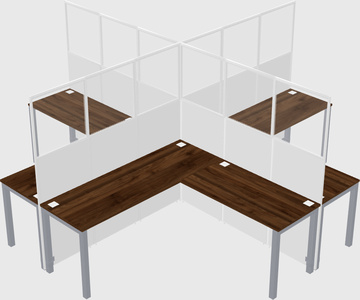 L-shaped panel system
