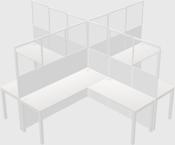 L-shaped panel system