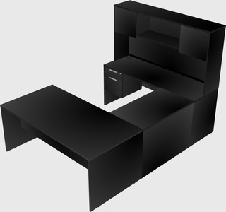 U-shaped desk