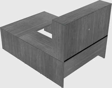 U-shaped desk