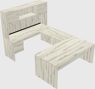 U-shaped desk