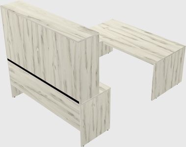 U-shaped desk