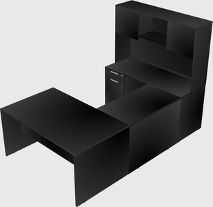 U-shaped desk