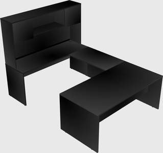 U-shaped desk