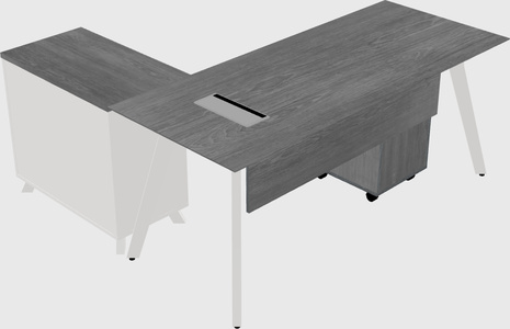 L-shaped desk