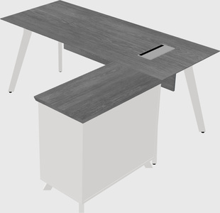 L-shaped desk