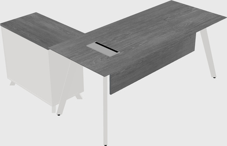 L-shaped desk