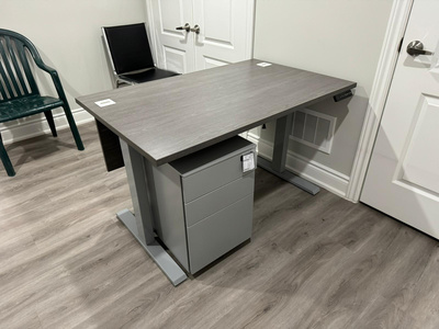 Modern rectangular office desk