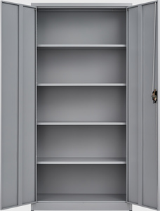 Metal storage cabinet