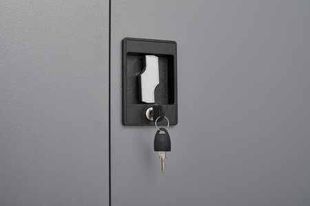 Metal storage cabinet