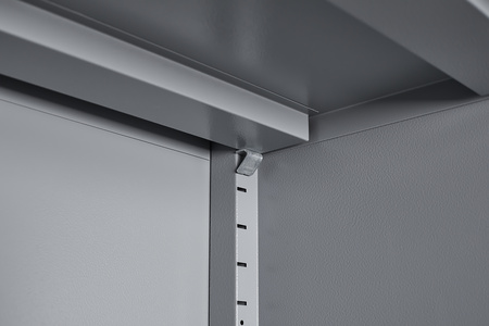 Metal storage cabinet