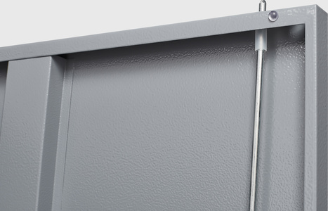 Metal storage cabinet