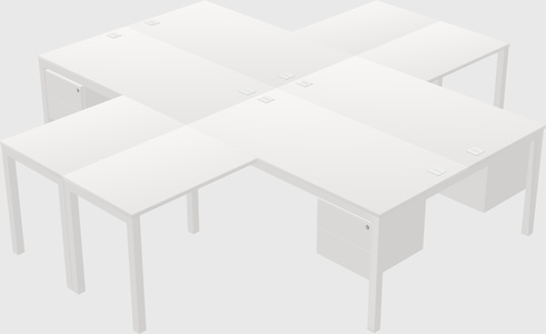 Quad desk