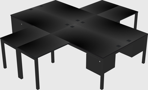 Quad desk