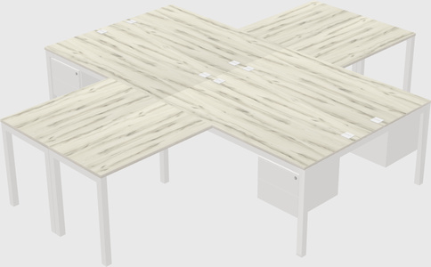 Quad desk