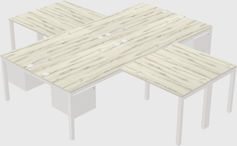 Quad desk