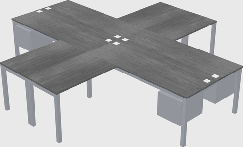 Quad desk