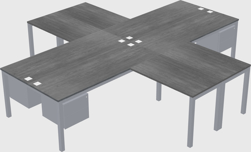 Quad desk